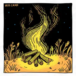 #22 Camp // Inktober 2024 - 2024-10-22