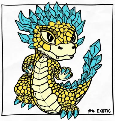 #4 Exotic // Inktober 2024 - 2024-10-04