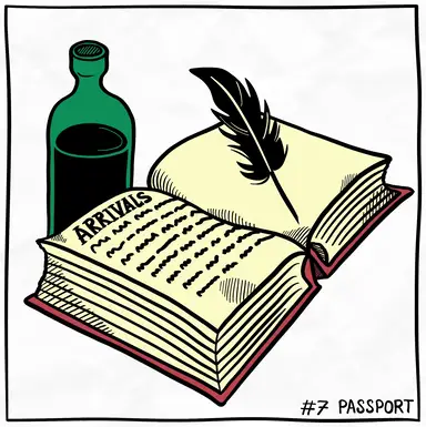 #7 Passport // Inktober 2024 - 2024-10-07