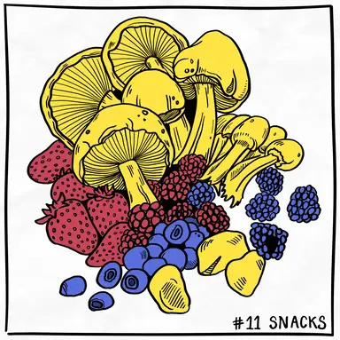 #11 Snacks // Inktober 2024 - 2024-10-11